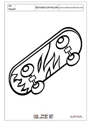 Kaykay boyama sayfaları